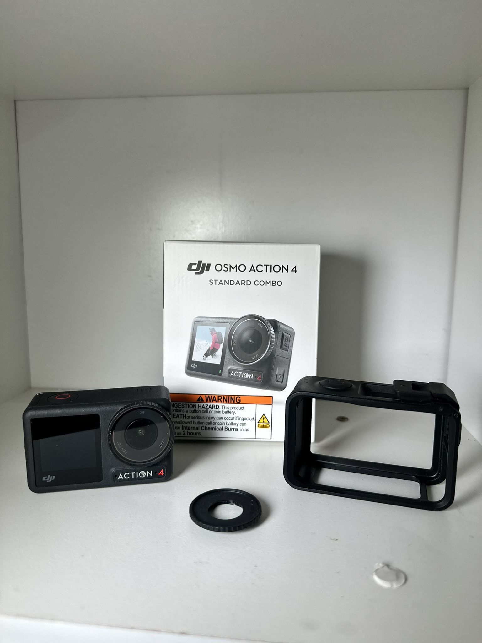 DJI Action 4 Standard Combo 4K Action Camera + Accessories + Case Bundle