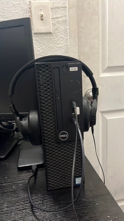 Computer with monitor