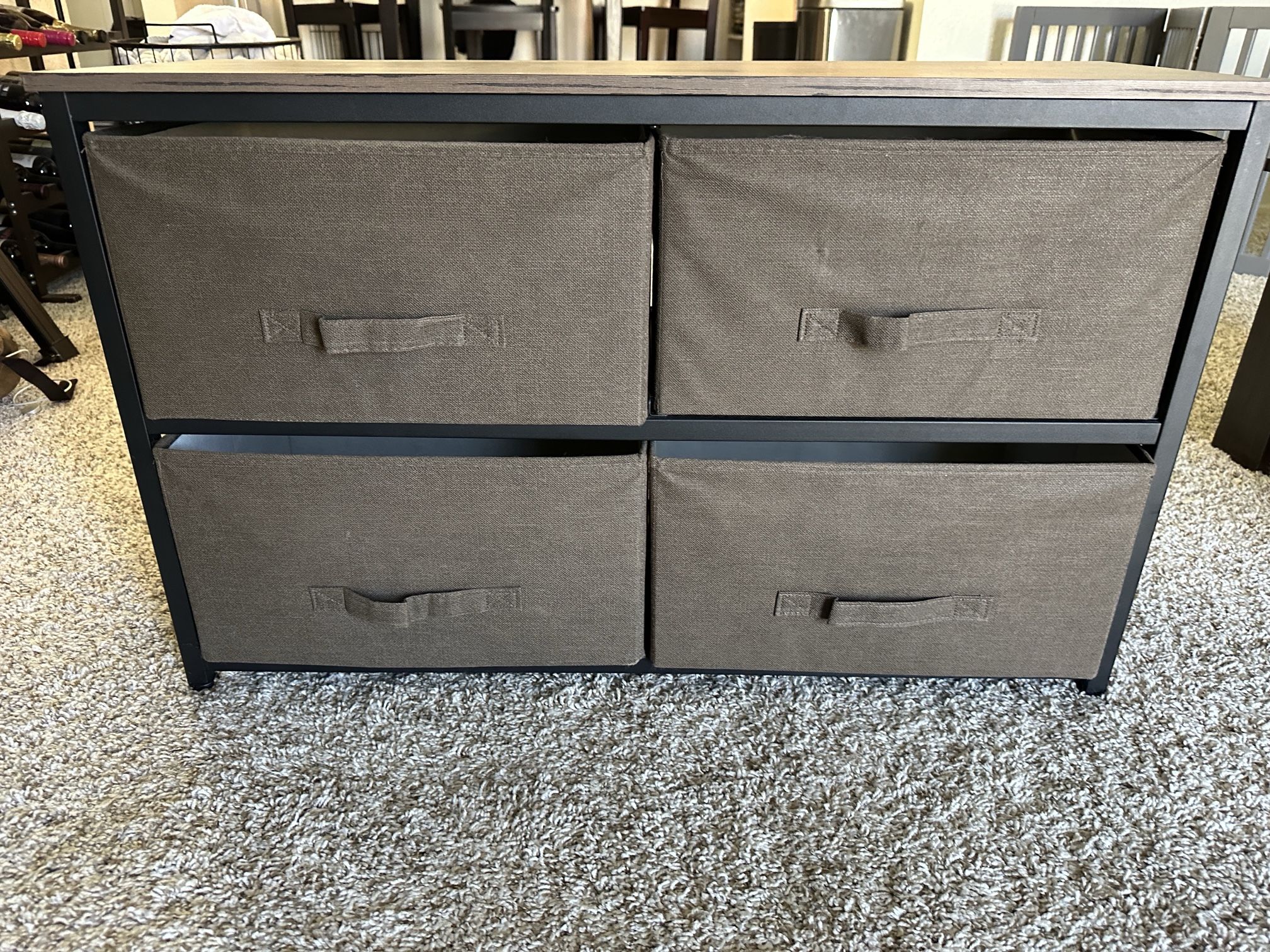 Dresser Organizer with 4 Drawers Storage