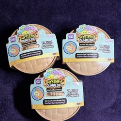 Crazy Fun Mystery Stuffed Bun Dumpling Squishy Bun 4" Surprise Viral Toys