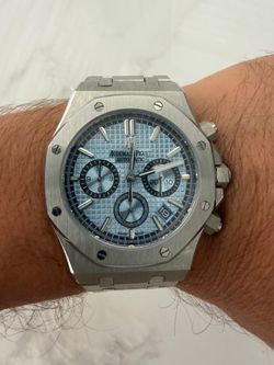 AUDEMARS PIGUET ROYAL OAK 38MM LIGHT BLUE