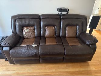 Big Comfy Brown Couch