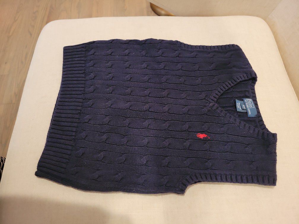 Sweater Vest By Ralph Lauren Size 4T