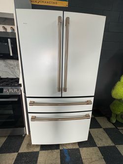 Cafe French Door Refrigerator in White 🎃
