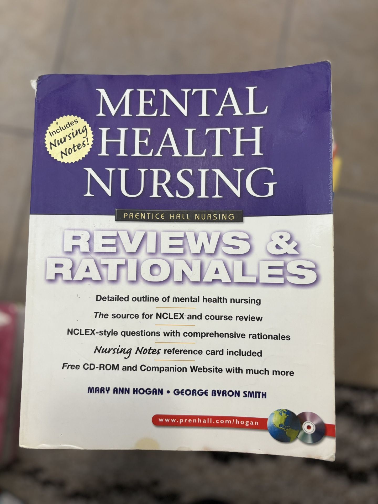 Mental Health Nursing: Reviews & Rationales by Mary Ann Hogan (2002-03-14)