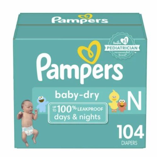 Pampers Baby Dry Diapers - Newborn