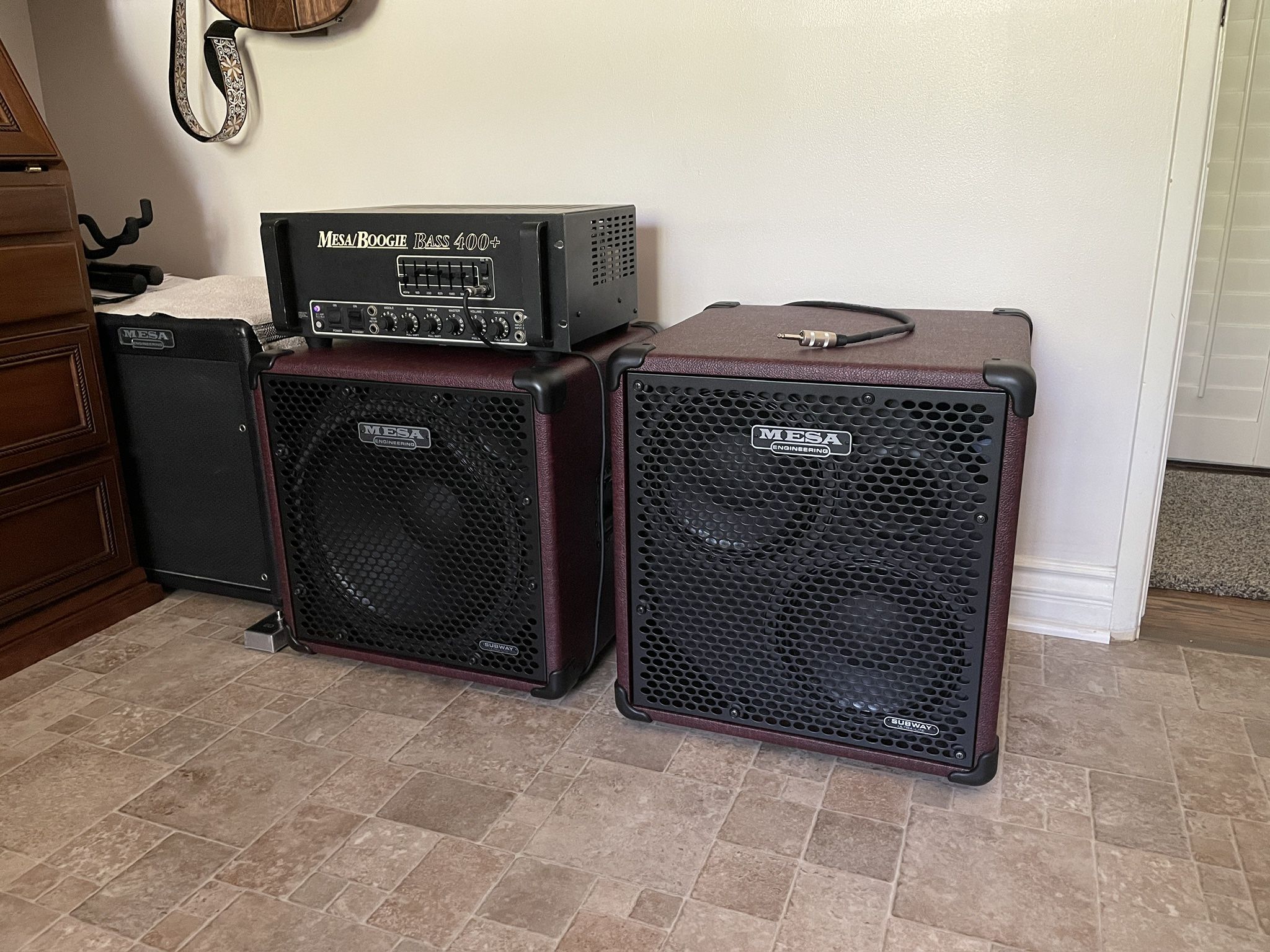 Mesa Boogie Bass 400+ & Subway Cabinets