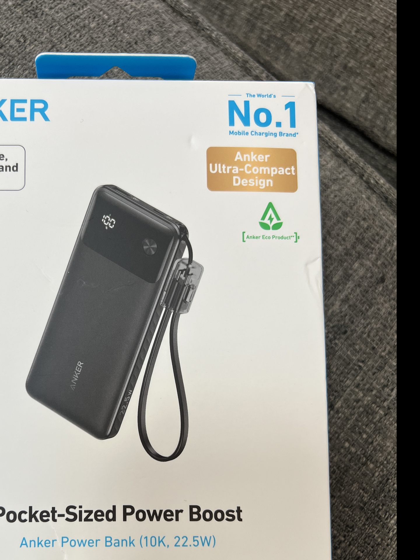 Anchor pocket sized power boost