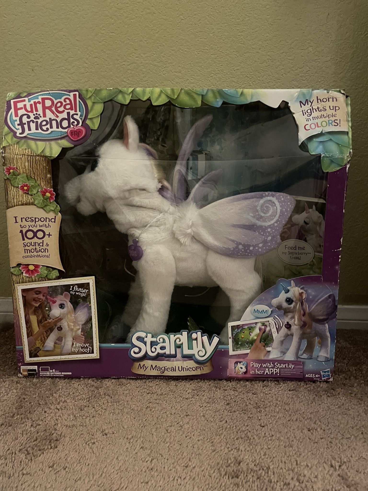 FurReal Friends Starlily My Magical Unicorn Interactive Stuffed Animal