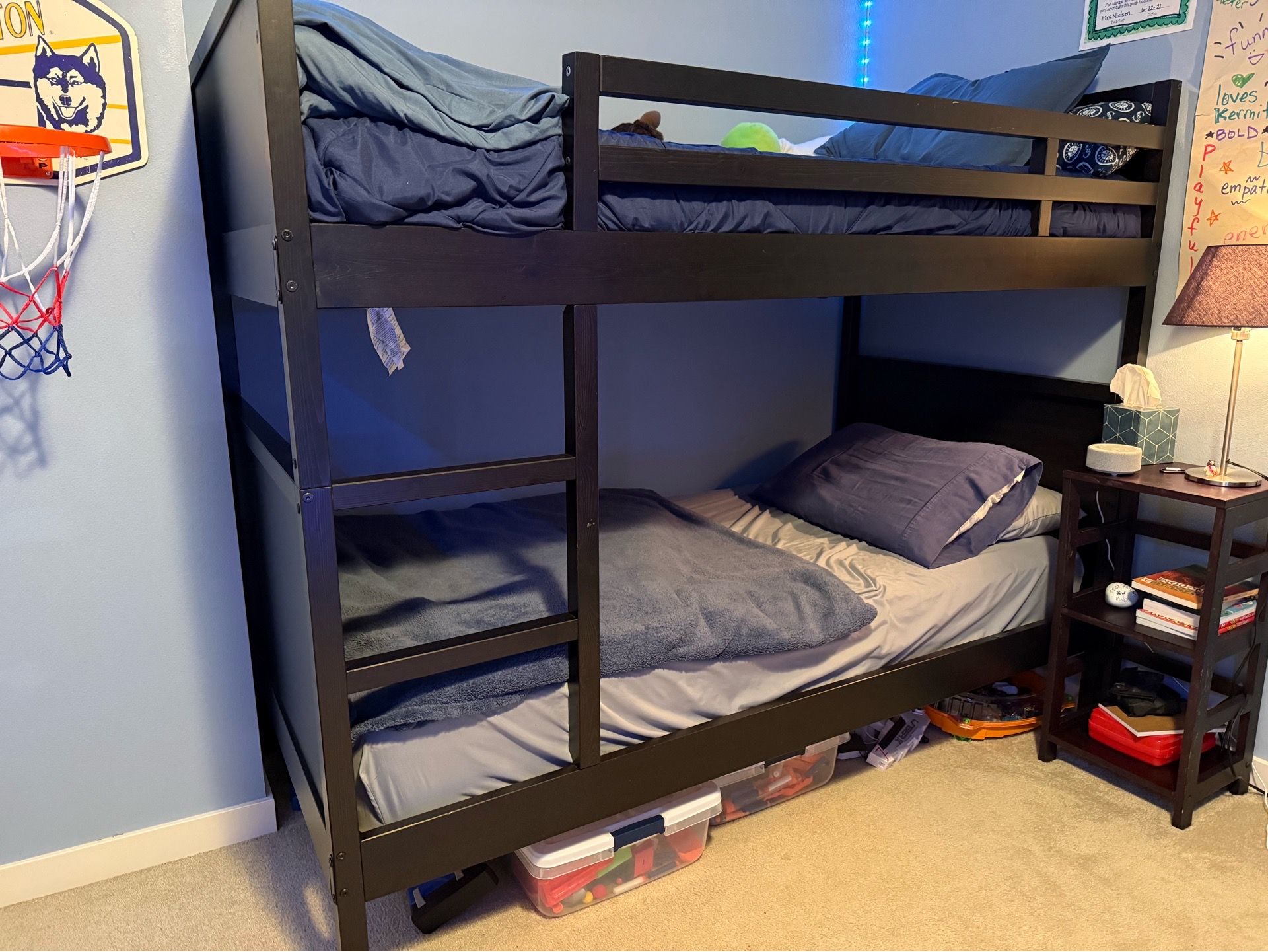 IKEA bunk bed + mattresses