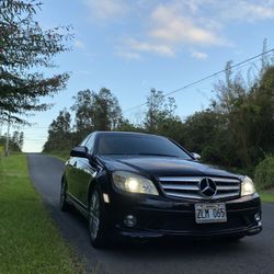 2008 Black Mercedes-Benz C300 C-Class Sport Sedan