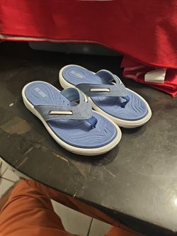 Reel Legends Blue Womens Sandals Ultralite New