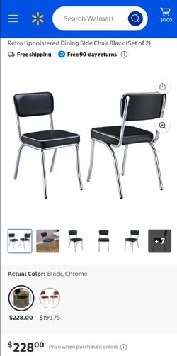 Retro Upholstered Dining Side Chair (Comfortable Chair)