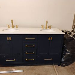 Double Sink Bathroom Vanity 