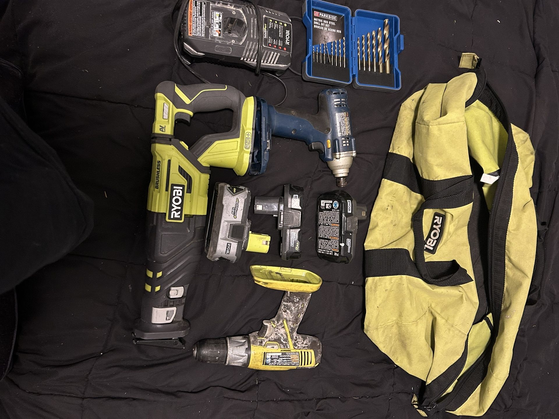 Ryobi Cordless Set
