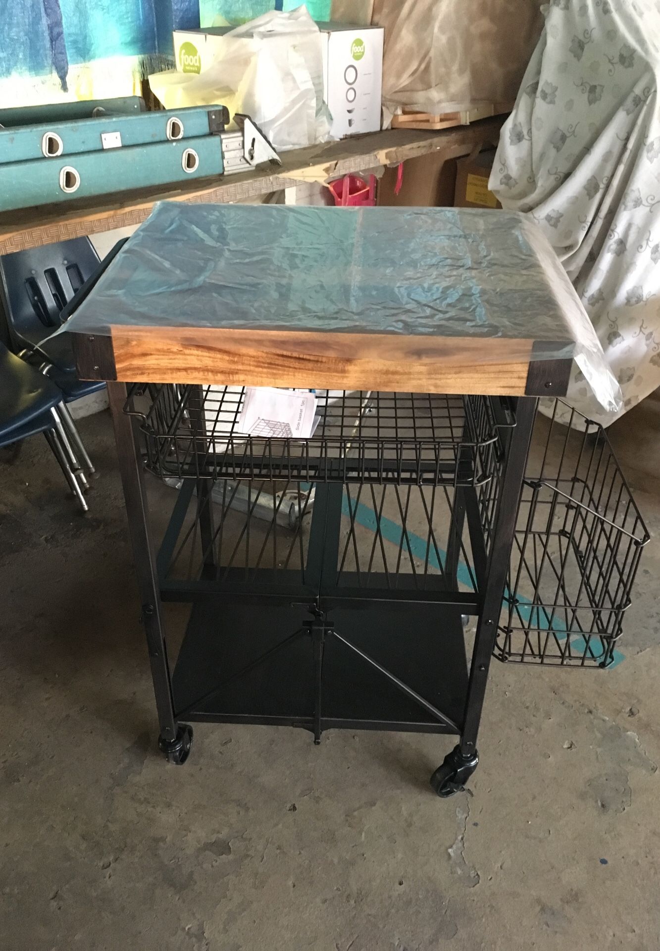 Artesa Folding kitchen cart
