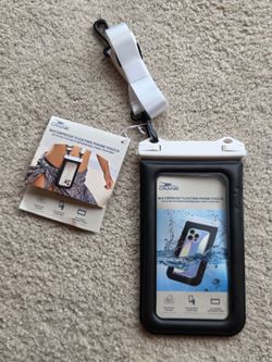 Crane Waterproof Floating Phone Pouch White Crossbody Strap Touchscreen