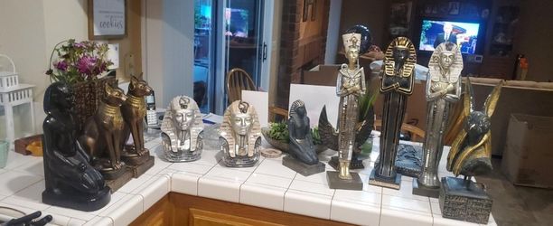 Egyptian Decor And Shelves