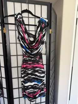 Multi color party dress