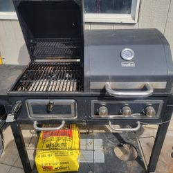 Charcoal And Propane Grill 