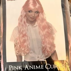 Pink Anime Girl Wig