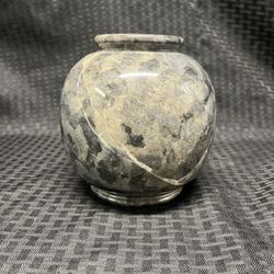 Pier 1 Round Polished Marble Vase
