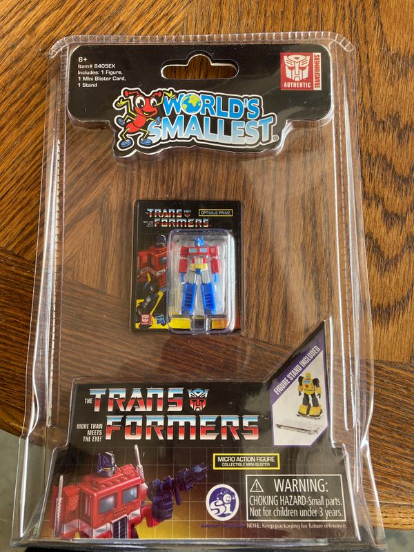 world's smallest optimus prime
