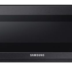 Samsung 1.1 cu. ft. Smart SLIM Over-the-Range Microwave – Black Stainless