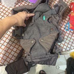 Gray/aqua Infantino Baby Carrier 