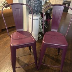Tall Medal Bar Stools 