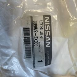 Genuine Nissan Wheel Locks (Part Number: 999W2-3X000)