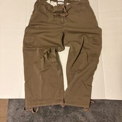 Womens Charter Club Capri Cargo Pants Size Small