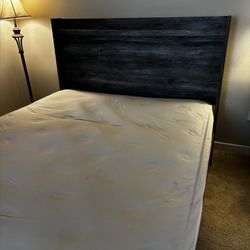 Full Size Bed frame With Mattress 