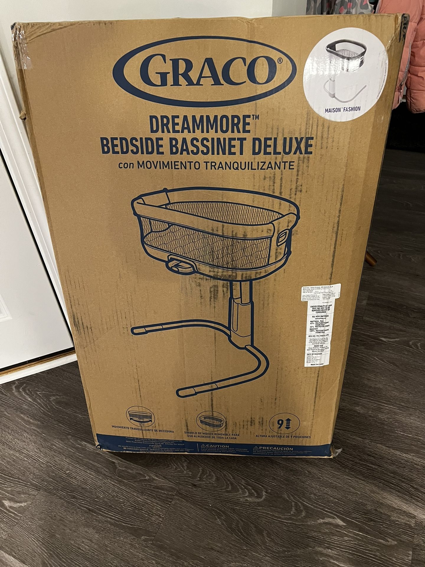 Graco Dreammore Bedside Bassinet