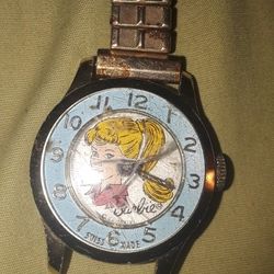 1963 Ponytail Barbie Swiss Watch