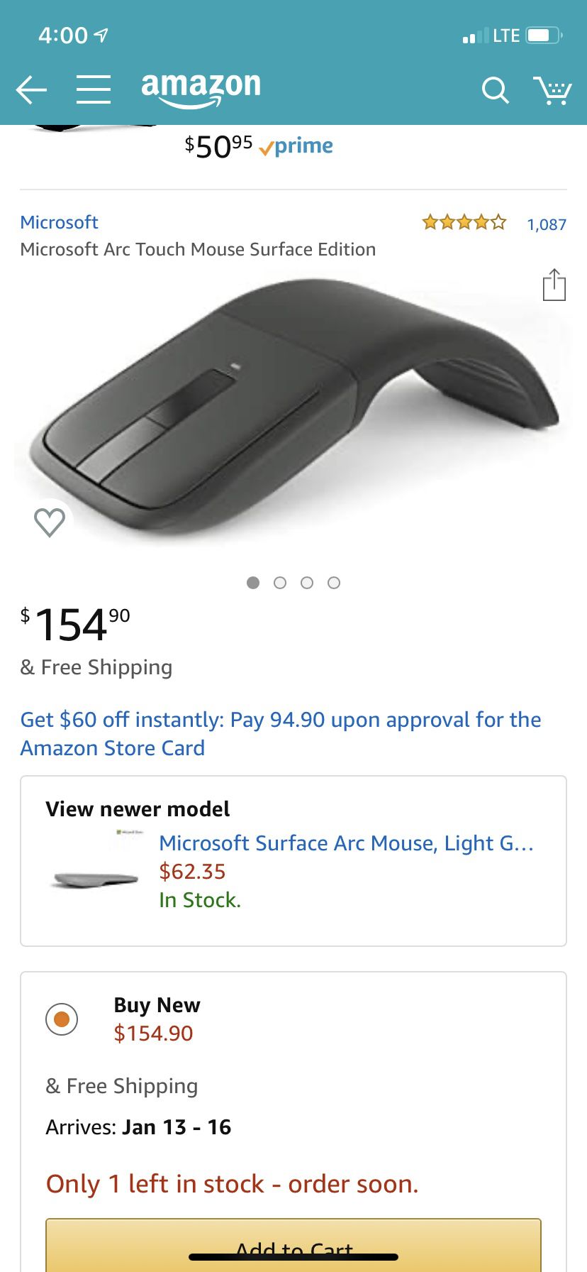 Brand new surface mouse Bluetooth arc