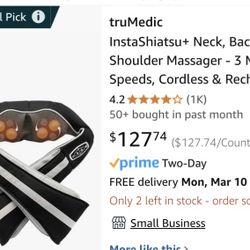 Electric TruMedic Full Body Massager with Heat. 