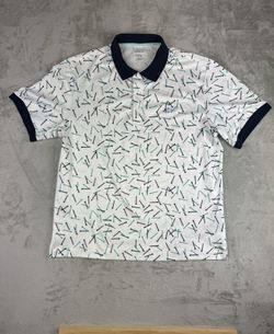 Greg Norman Attack Life mens X large Golf polo Golf Tees print all over