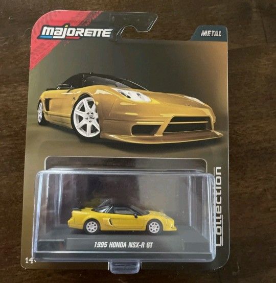 Majorette Collection Series 1995 HONDA NSX-R GT Yellow