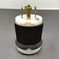 Hubbell Locking Plug 30 Amp, 3 Phase 480v