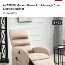 Brand New Recliner With Vibration And Heat