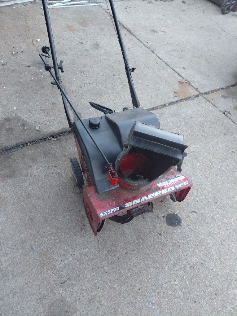 Snapper Snowblower 5hp