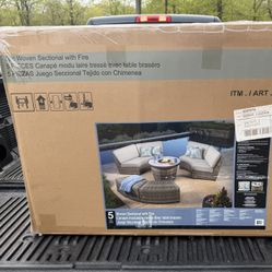 SunVilla Cypress 38” 55,000 BTU Propane Fire Table 