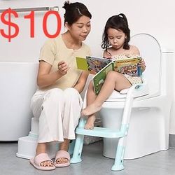 SKYROKU Toilet Potty Training Seat with Step Stool Ladder,SKYROKU Potty Training Toilet for Kids Boys Girls Toddlers-Comfortable Safe Potty Seat with 