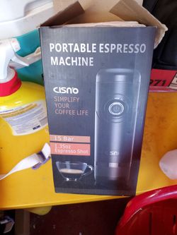 Portable expresso machine