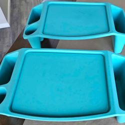 2 Portable Kids Lap Desk Trays