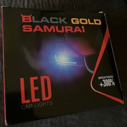 Black Gold Samurai LED Headlights LED D3 21K