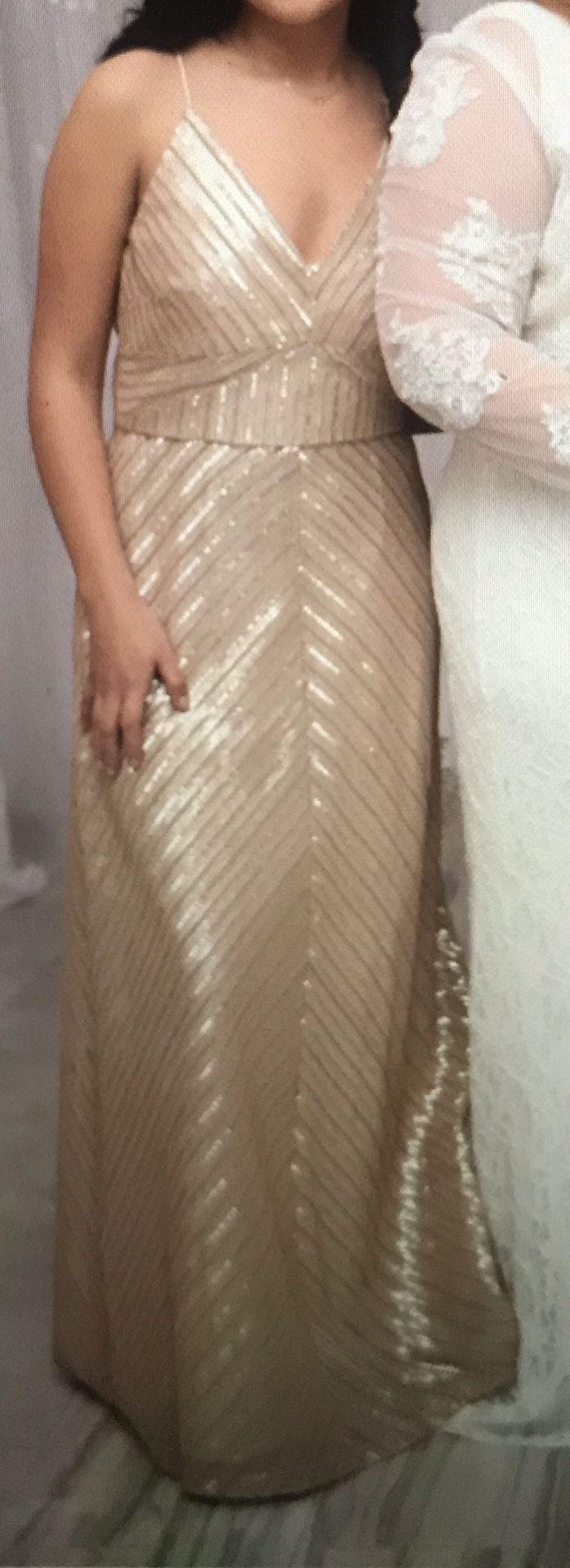 Beautiful champagne-colored Dress