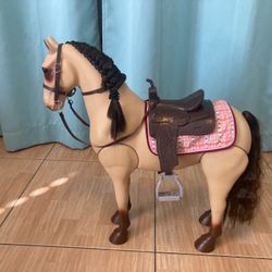 Journey Girls; Like American Girls Horse With Accessories 