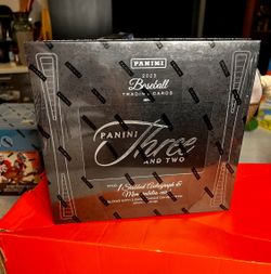 NEW SEALED 2023 PANINI THREE AND TWO BASEBALL HOBBY BOX - retails $400